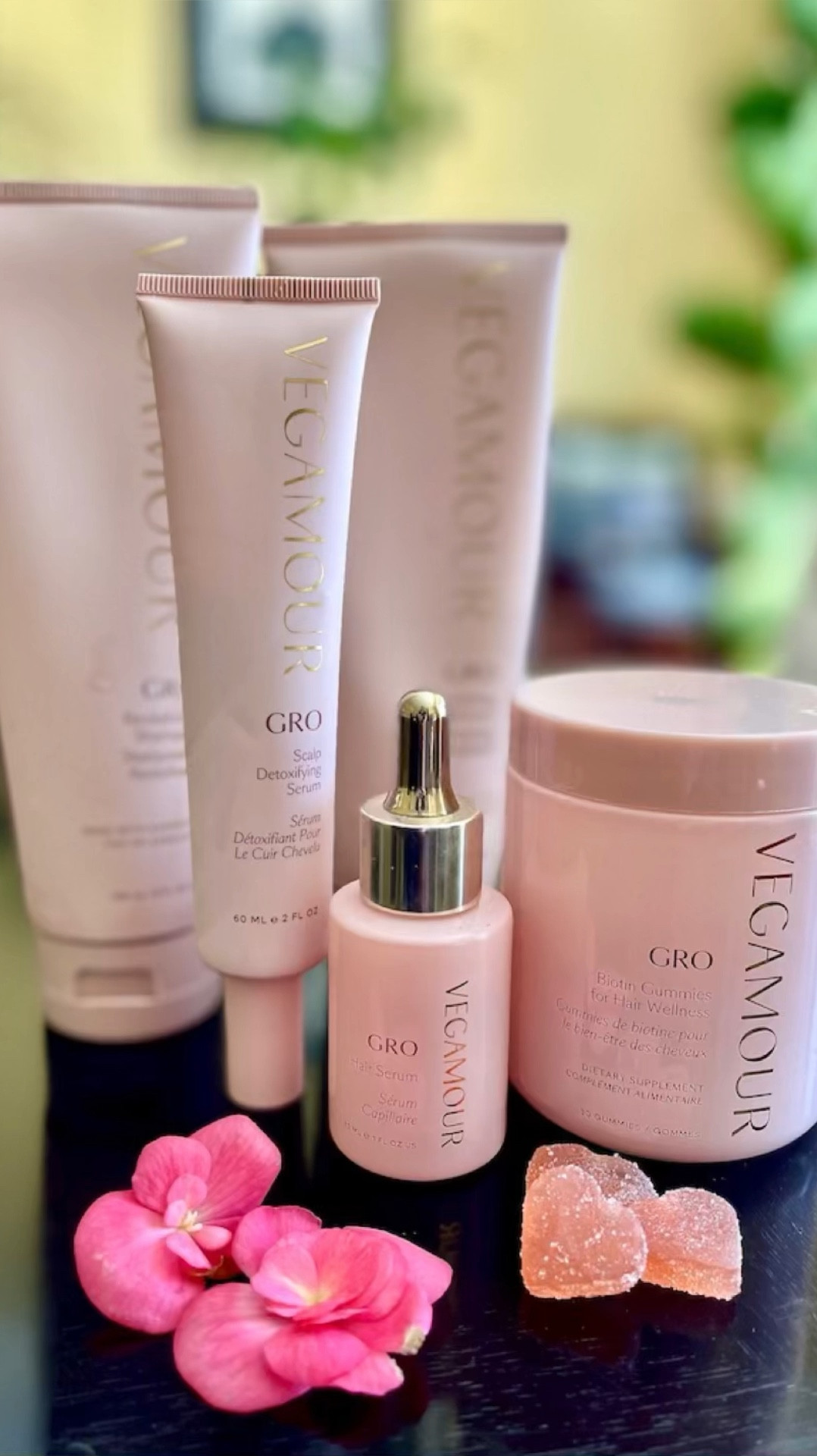 What is the secret to thicker, fuller hair? 👱‍♀️ Using Vegamour’s GRO collection of course! 🩷 I’ve been using these products for over a month now and what a difference I have experienced with using the serum around the crown of my head. 👑  As you can see, my hair at the top of my head is much fuller and less sparse. 
Head to the link bio for my blog post on my experience with this vegan, cruelty-free, and clinically texted haircare line.  ✨ Bonus - they having their spring sale right now!  Their entire site is 25% off until April 29th!  Use code SPRING25. Could be an amazing Mother’s Day gift! 🌸 #vegamour #healthyhair #maturehair #hairserum #hairover50


#LTKfindsunder100 #LTKbeauty