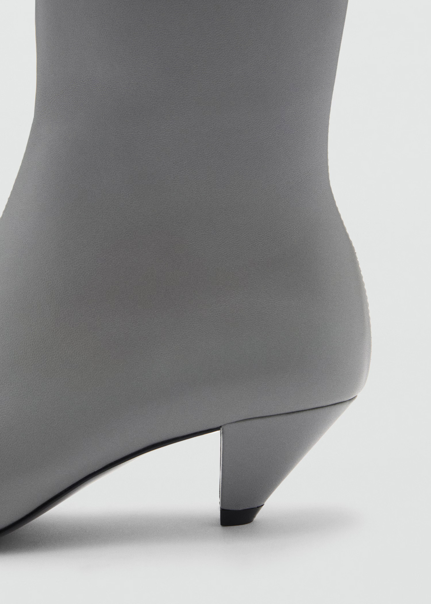 Squared toe leather ankle boots - Women | MANGO USA | Mango (US/MX/AU)