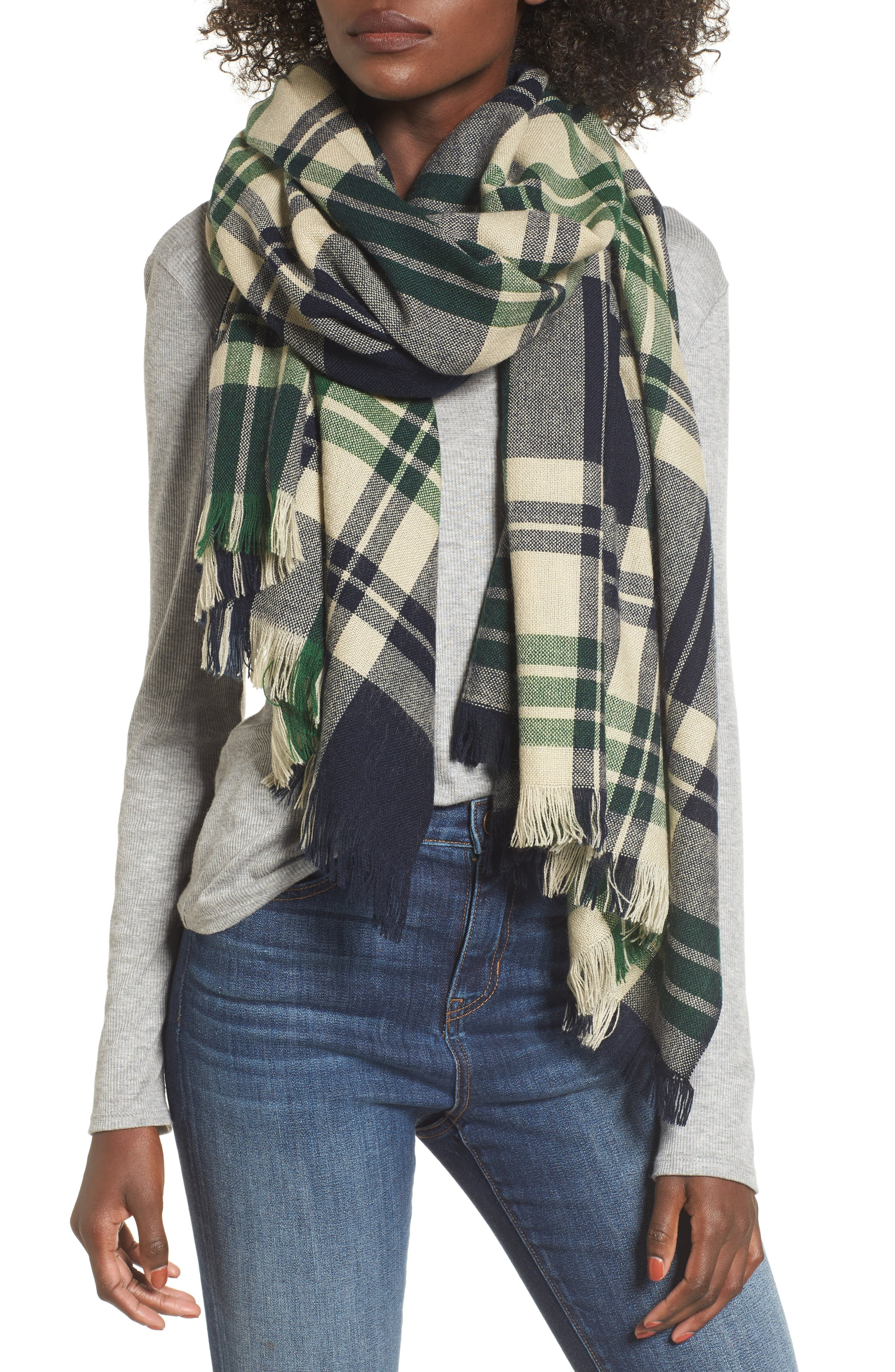 Oversize Plaid Scarf | Nordstrom