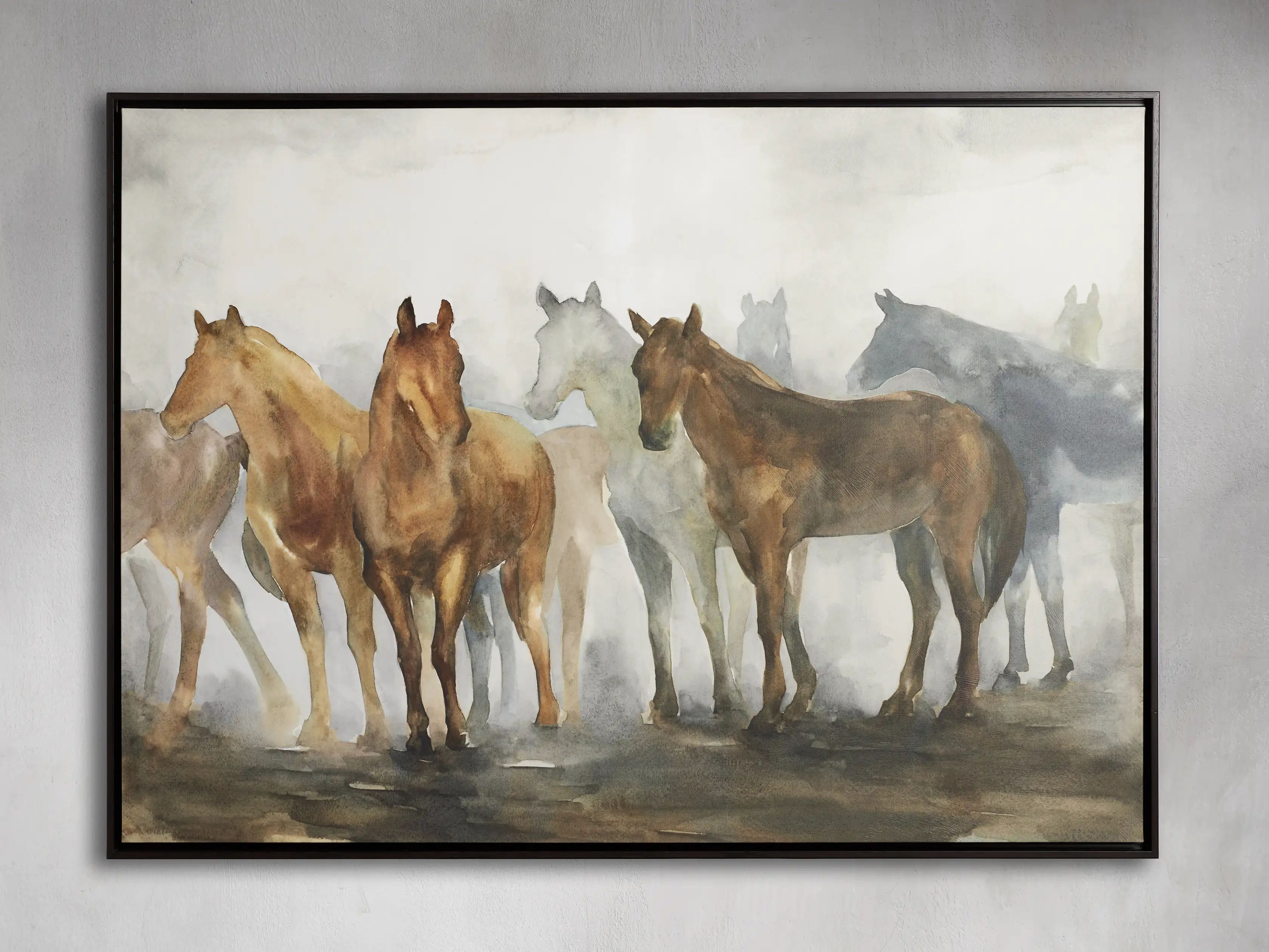Wild Horses Framed Print | Arhaus