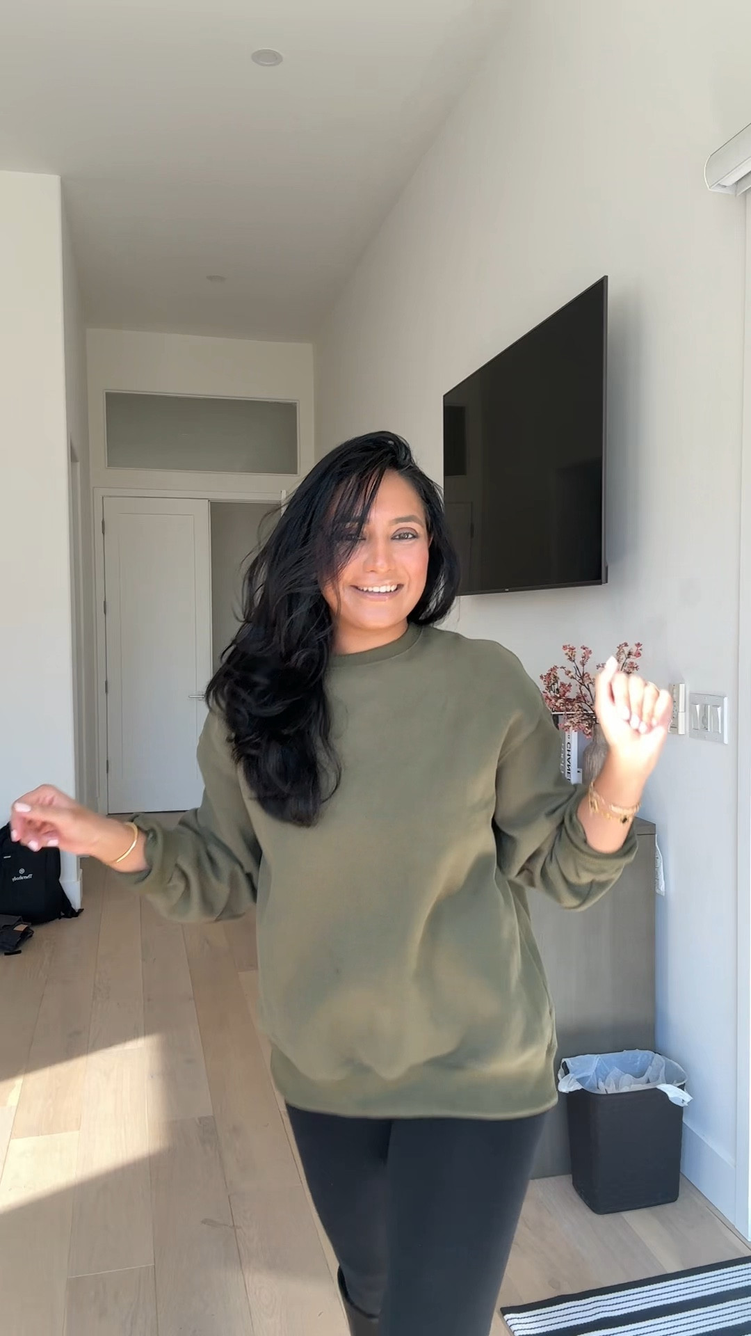 Throwing something on when you got two seconds! Brunch outfit. Brunch vibes. Ooftd. Outfit. Knee high boots. Leggings. Sweater. Oversized sweater

#LTKstorytime #LTKootd #LTKgrwm
