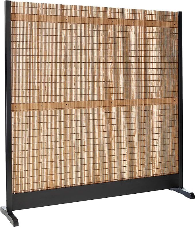 Oriental Furniture 6 1/4 ft. Tall Take Room Divider - Black | Amazon (US)