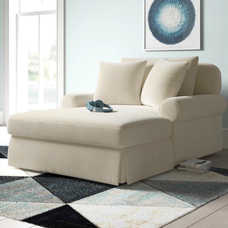 Atlai Slipcovered Chaise Lounge | Wayfair North America