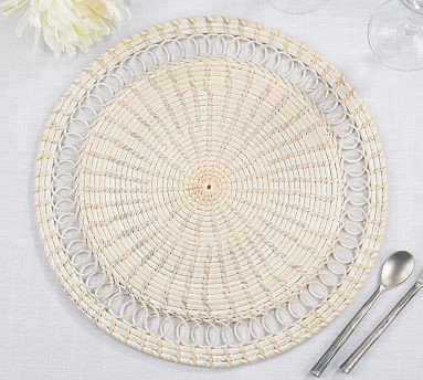 Rattan Spiral Placemats, Set of 4 | Pottery Barn (US)