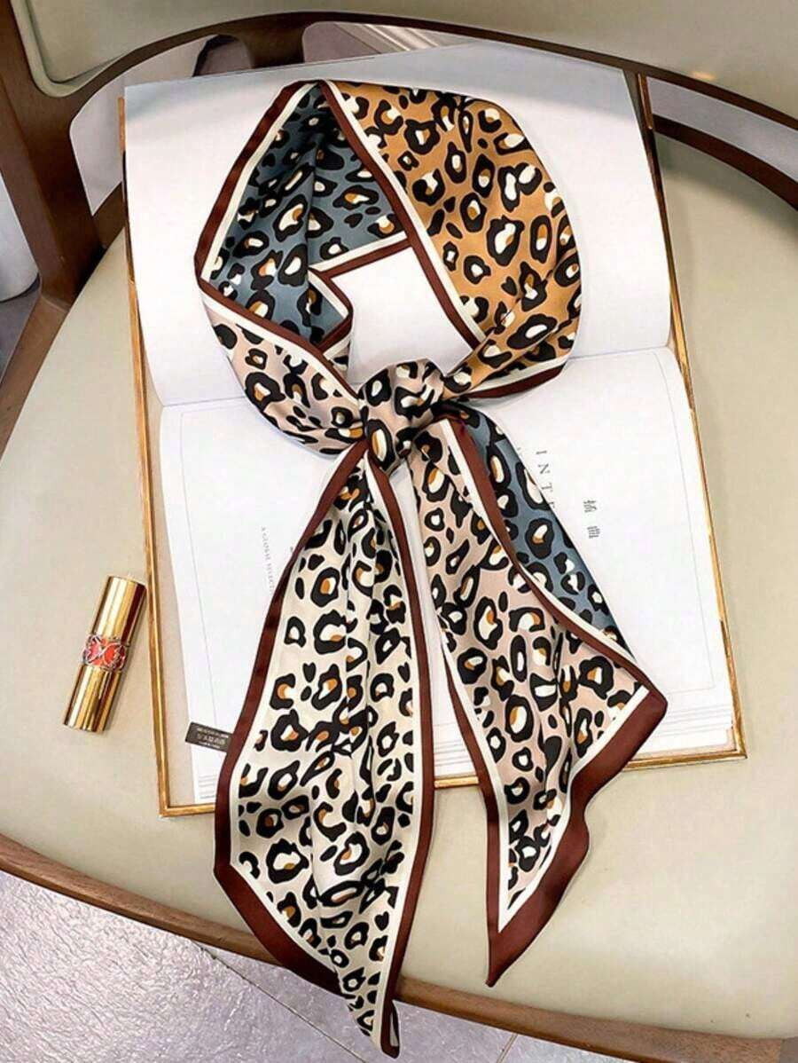 1pc Fashion Women Polka Dot Small Silk Scarf Decoration Neck Scarf/Headband/Bag Strap For Dress | SHEIN
