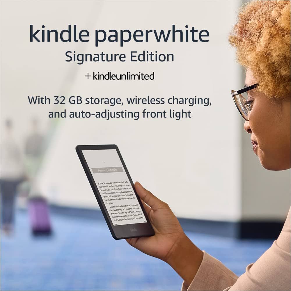 Kindle Paperwhite Signature Edition (32 GB) – With a 6.8" display, wireless charging, and auto-... | Amazon (US)