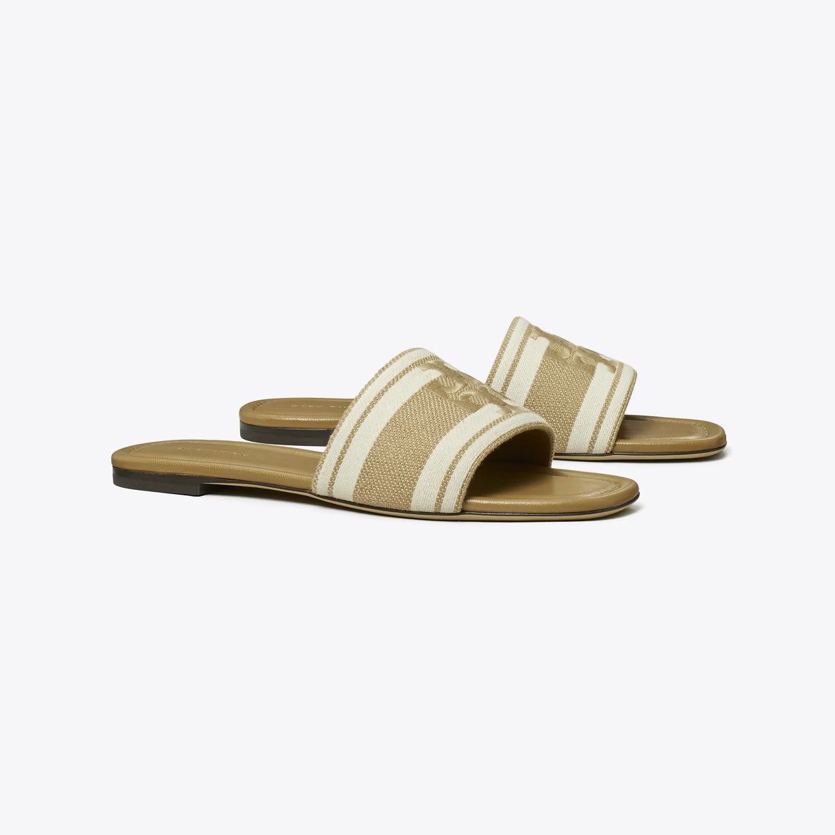 DOUBLE T JACQUARD SLIDE | Tory Burch (US)