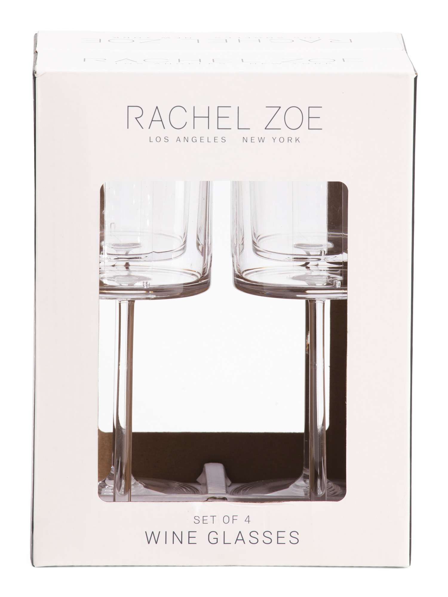 Set Of 4 Yuppy Wine Glasses | TJ Maxx