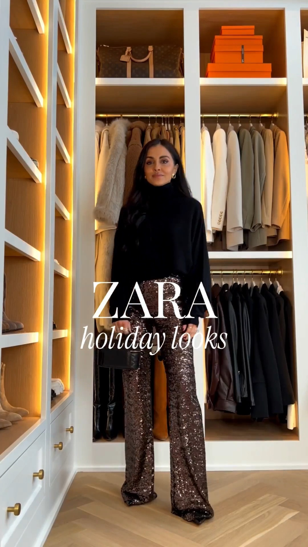 Zara New Year’s Eve holiday party looks
Wearing an XS in everything 
Zara sequin pants come in 2 colors!
Amazon tights wearing an XS



#LTKFindsUnder50 #LTKHoliday #LTKFindsUnder100