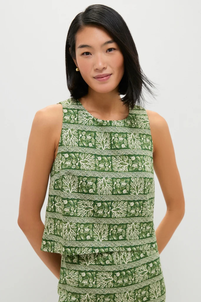 Cowrie Block Print Keating Top | Tuckernuck (US)