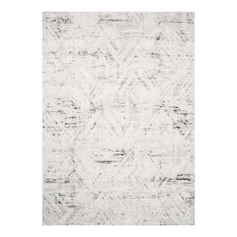 (B593) Boulder Ivory Area Rug, 5x7 | At Home