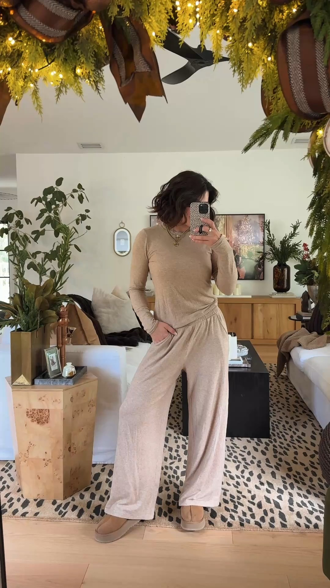 Abercrombie set is so soft. Fits true to size. Get the long length if you are over 5’4”. Wearing smalls in both. Great gift for mother in law!!!

#LTKootd #LTKHoliday #LTKGiftGuide