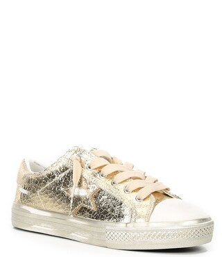 Shine Metallic Foil Sneakers | Dillard's