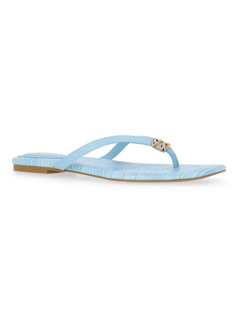 Madden NYC Women's Square Flip Flops | Walmart (US)