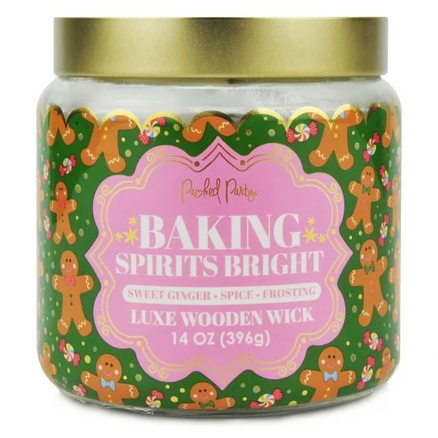 Packed Party Wrap 2 Wick Baking Spirits Bright Candle, 14 Ounce | Walmart (US)