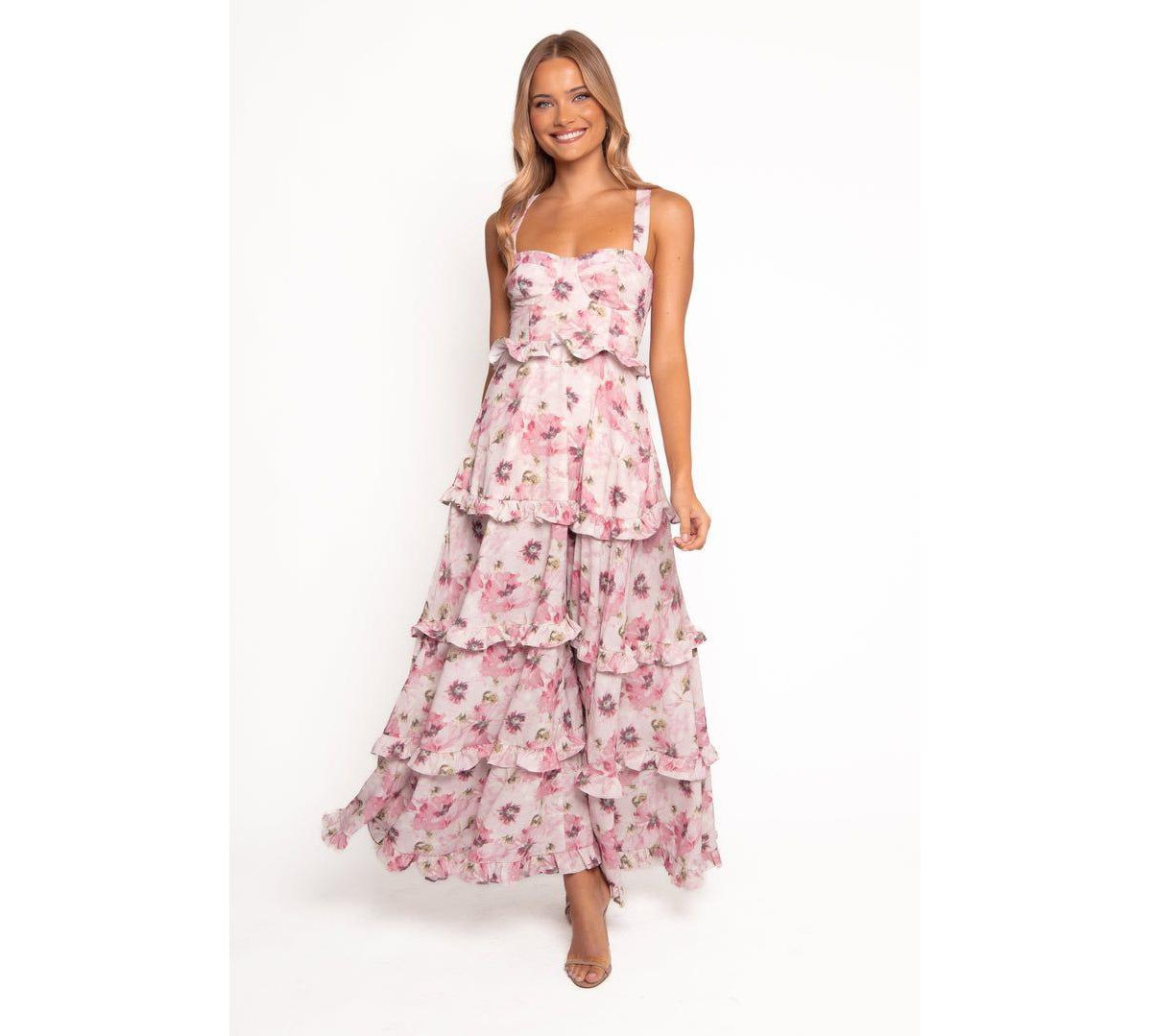 Petal and Pup Women's Lillee Tiered Maxi Dress - Pink bloom | Macy's