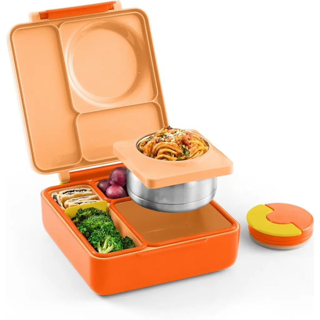 OMIE Box Bento Lunch Box for Kids in Poppy Orange at Nordstrom | Nordstrom