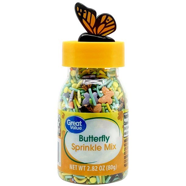 Great Value Butterfly Sprinkle Mix, 2.82 oz | Walmart (US)