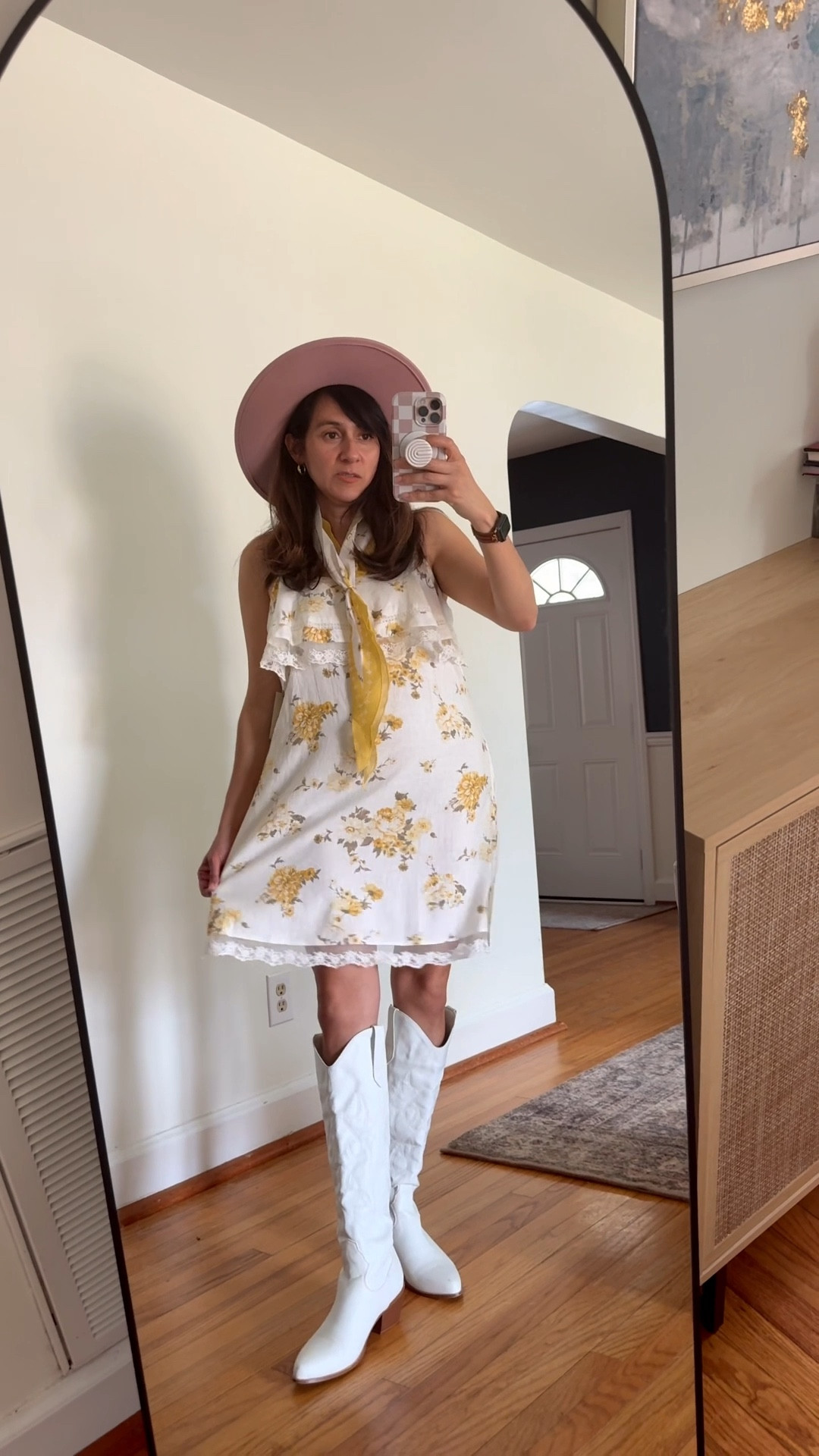 Who doesn’t love a cute yellow spring dress with western vibes? 

Shopping the Western Edit at Target 💛💐🤠 

Wearing a size medium in the dress 
￼

#LTKootd #LTKstorytime #LTKFestival