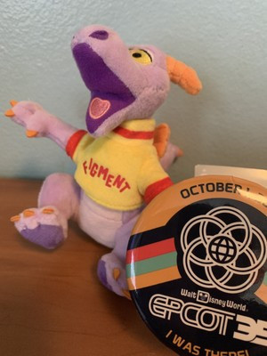 New Disney Parks 2020 Epcot Mini Figment Shoulder Pal Magnet Plush Exclusive WT  | eBay | eBay US