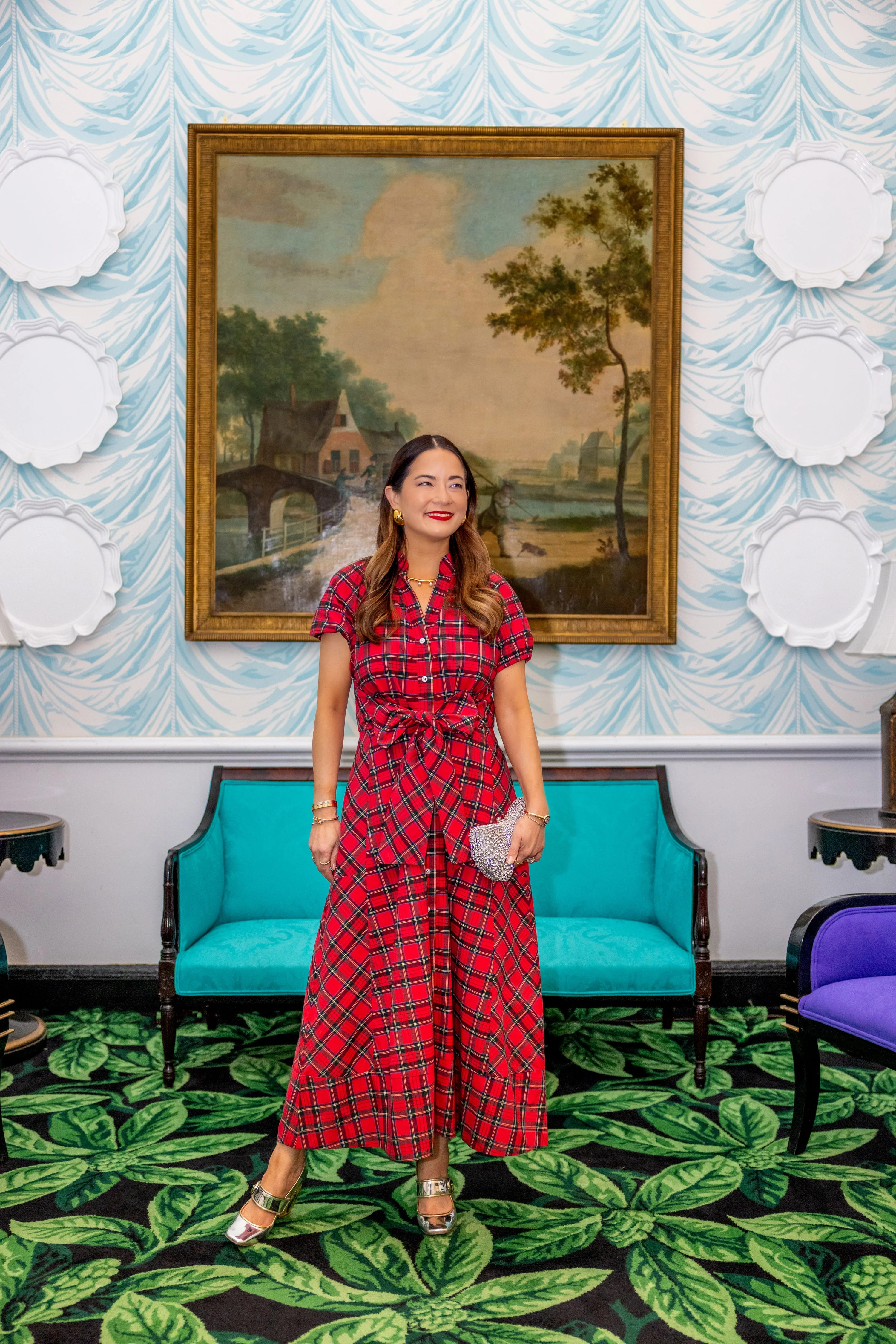 Red Tartan Abby Shirt Dress | Sail to Sable