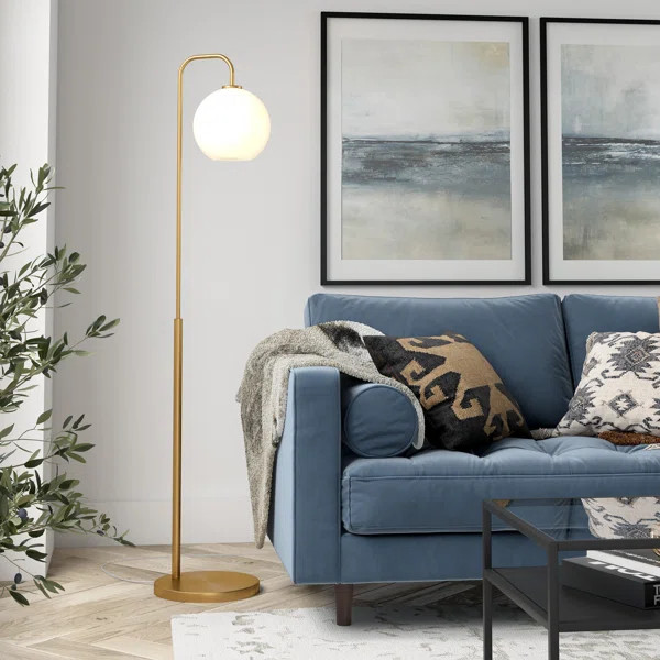 Flossy 62.5" Arched Floor Lamp | Wayfair North America