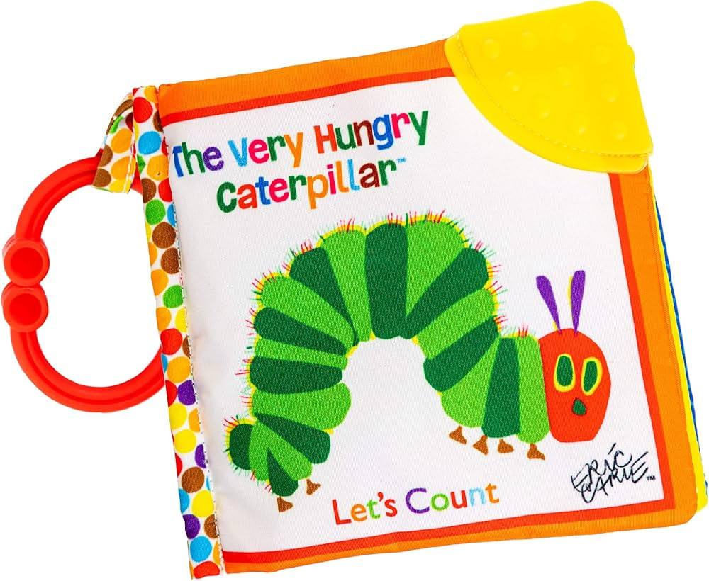 Let's Count Soft Book - World of Eric Carle the Very Hungry Caterpillar Baby on the Go Clip Teeth... | Amazon (US)