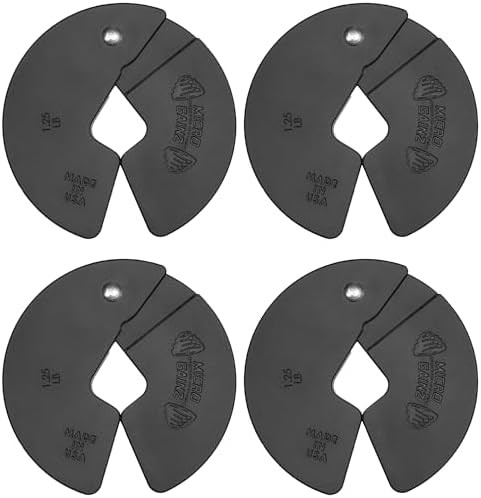 Micro Gainz Dumbbell Fractional 1.25lb Weight Plate, Ideal for Micro Loading, (Choose Color) 4 Pi... | Amazon (US)