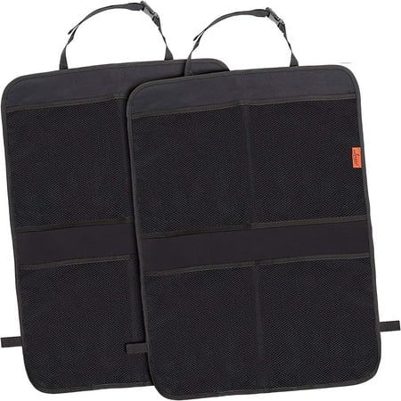 Lusso Gear Kick Mat Car Seat Back Protectors with Odor Free, Premium Waterproof Fabric, Reinforced C | Walmart (US)