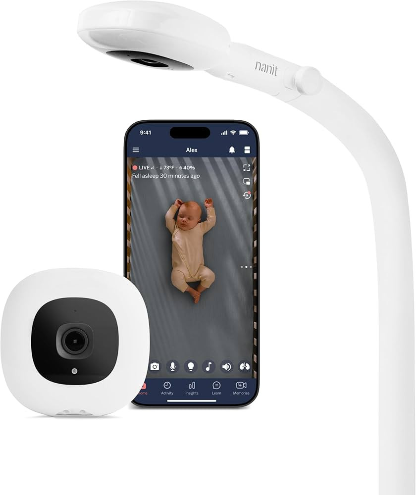 Nanit Pro Smart Baby Monitor - Camera & Floor Stand - 1080p Wi-Fi Video Camera, 2-Way Audio, See ... | Amazon (US)