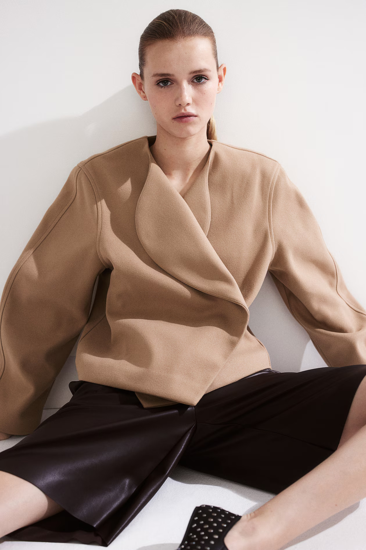 Felted Jacket with Shawl Collar | H&M (US + CA)