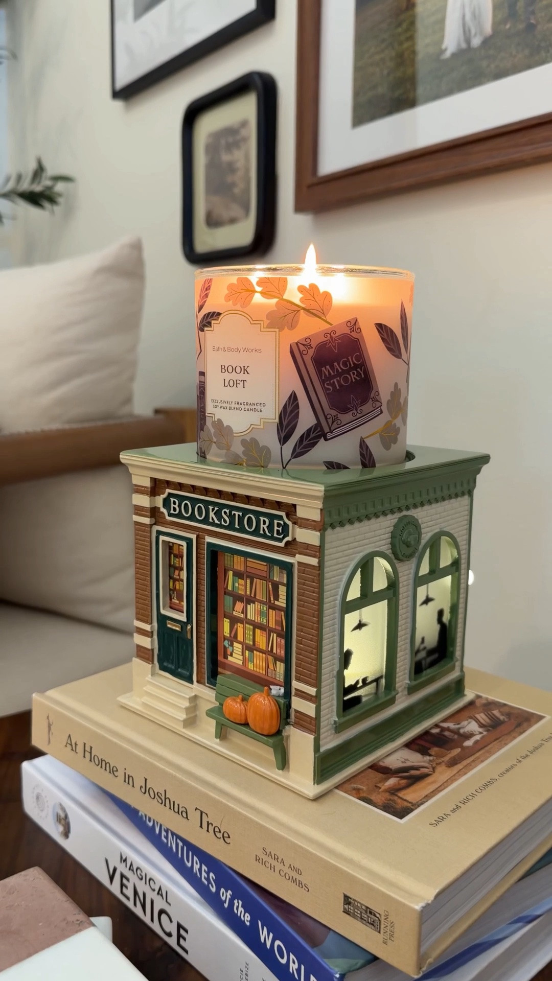 The cutest Fall candle stand 🍂🍁🎃📚 linked the matching nightlight too! #bbw #bathandbodyworks #bookish

#LTKSeasonal #LTKHome