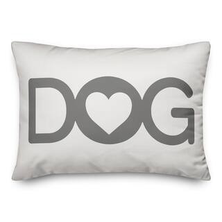 Dog Throw Pillow By Designs Direct in Gray | 14" x 20" | Michaels® | Michaels Stores