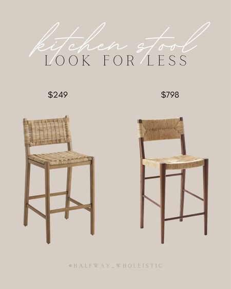 Shop this designer look for less - rattan kitchen stool edit! I have the World Market counter stools and they’re so beautiful in person 😍

#LTKhome #LTKsalealert #LTKSeasonal