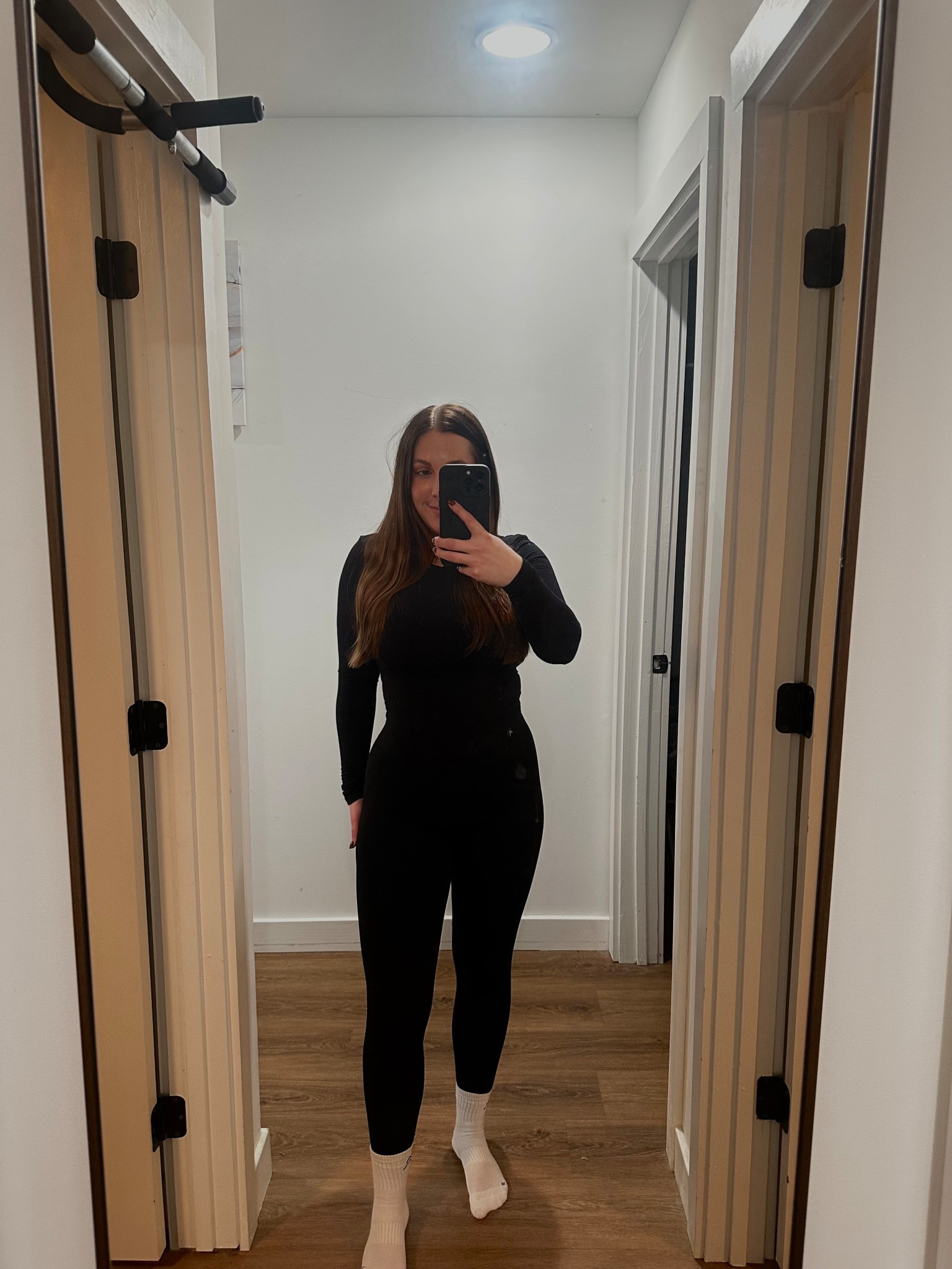 My current cold weather workout fit! 
Loving the all black mood and when you look good in the gym, you do better in the gym! 


#LTKdayinmylife #LTKActive #LTKfitnessgoals