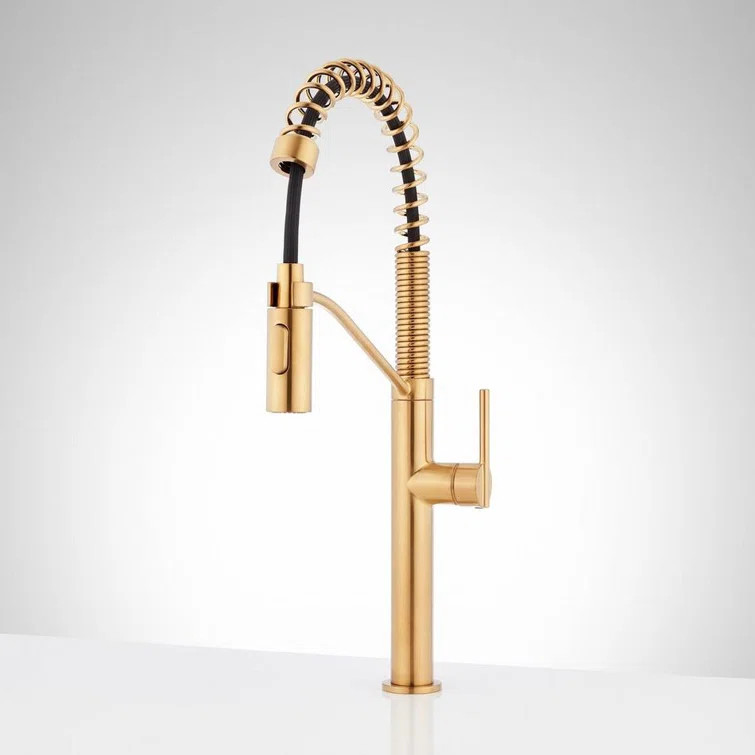 Eiler 1.8 GPM Single Handle Pull Down Kitchen Faucet | Wayfair North America