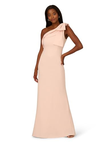 Adrianna Papell Women's Stretch Crepe Long Dress | Amazon (US)