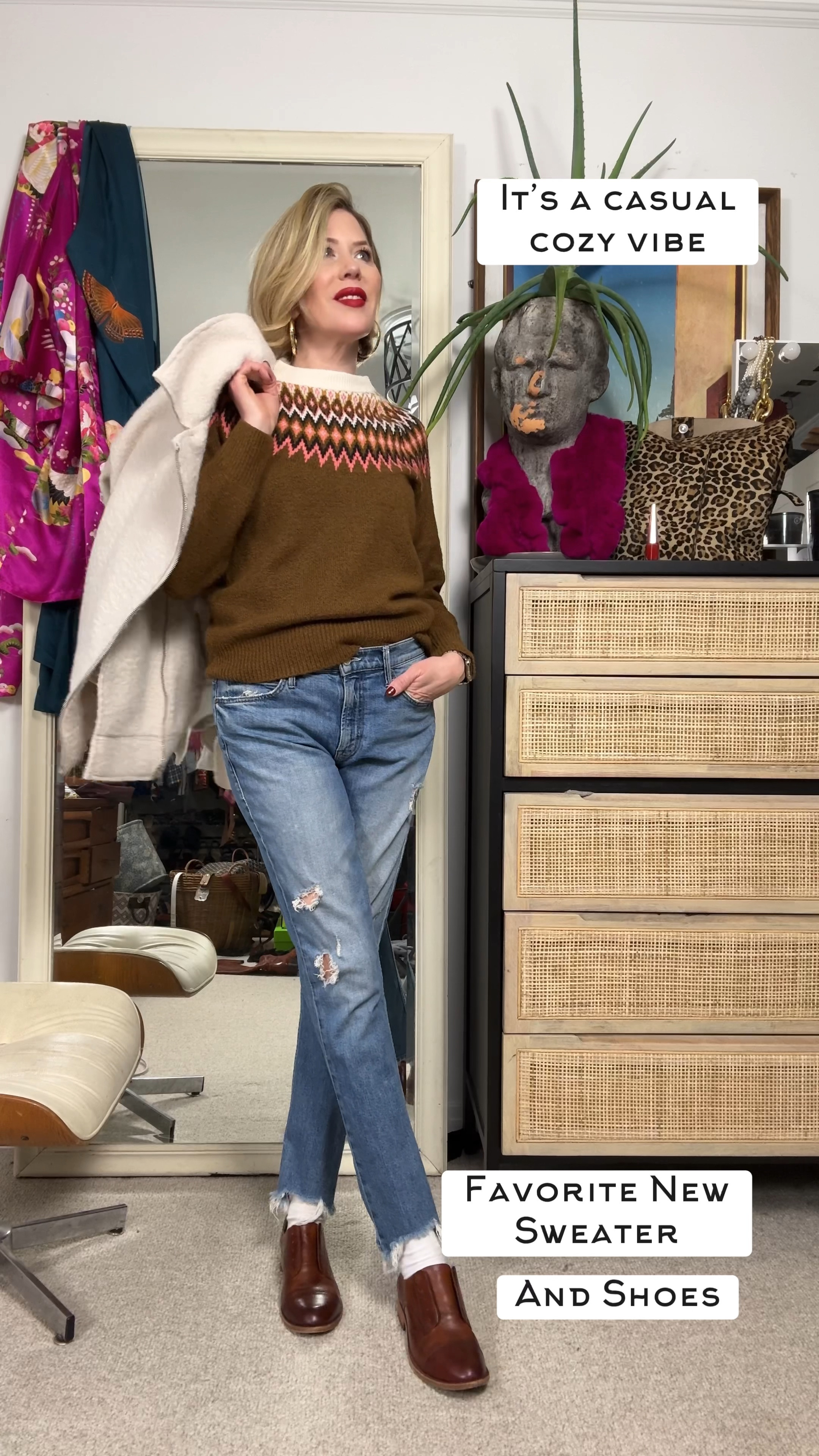 Is Brown is the new black this winter?Here’s how I’m keeping it casual, cool, and super comfortable! 

Winter fashion just got cozy! 🤎 I’m loving the casual, cool, comfortable vibe this season, and these brown tones are 🔥 right now. If you’re all about effortless style that still feels put-together, this is for you!  Head to my LTK for all the links. What’s your favorite way to style brown this winter? 👇✨
#WinterOutfit #SweaterOufit #Denim 

#LTKHoliday #LTKShoeCrush #LTKSeasonal