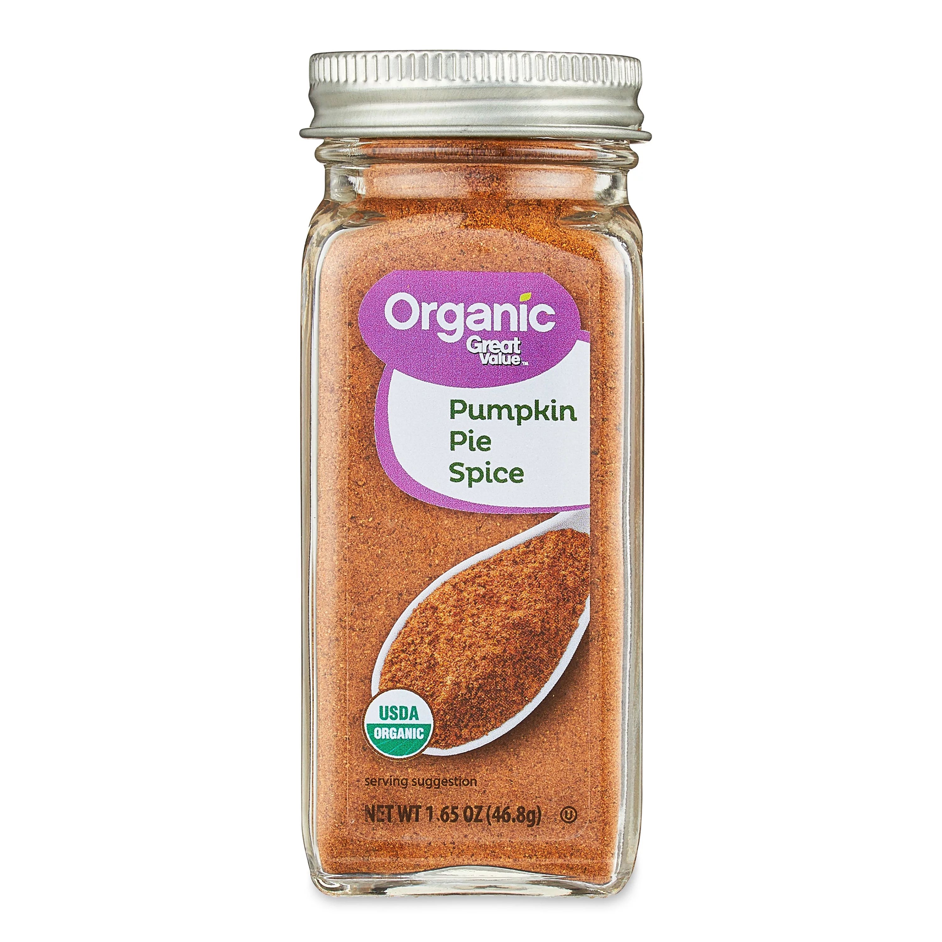 Great Value Organic Pumpkin Pie Spice, 1.65 oz | Walmart (US)