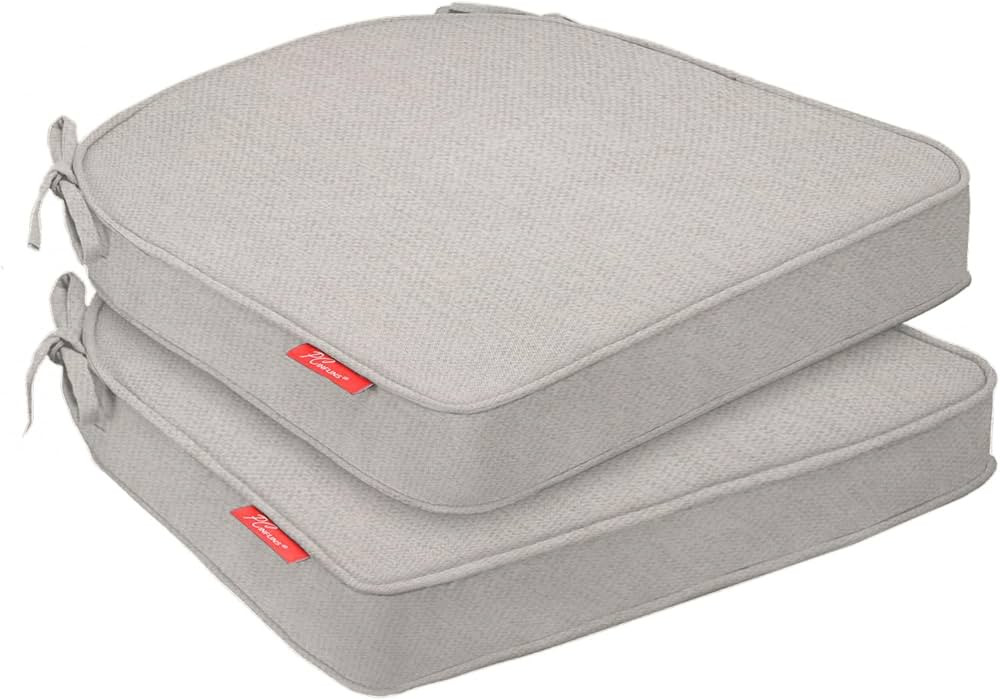 Pcinfuns Outdoor Chair Cushions 19"x19"x3" Set of 2,Memory Foam Seat Cushion for Patio Furniture ... | Amazon (US)