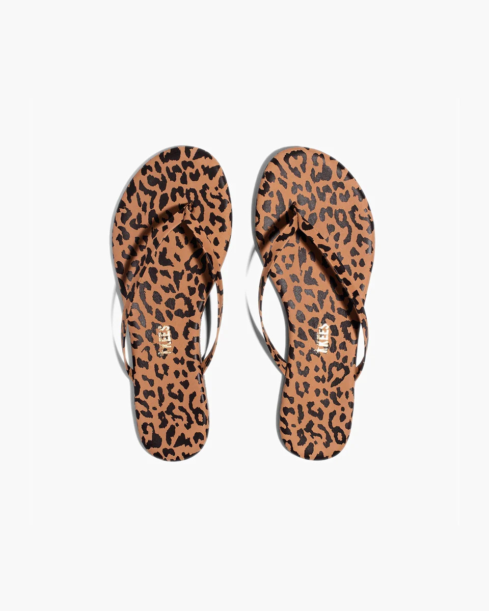Lily Animal Print in Cheetah | Flip-Flops | Women's Footwear | TKEES
