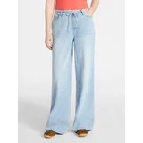No Boundaries Mini Waist Wide Leg Pants, 31" Inseam, Women's XXS-XXL | Walmart (US)