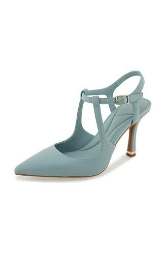 Kenneth Cole New York ROMI Ankle Sling ICE Blue Leather | Amazon (US)