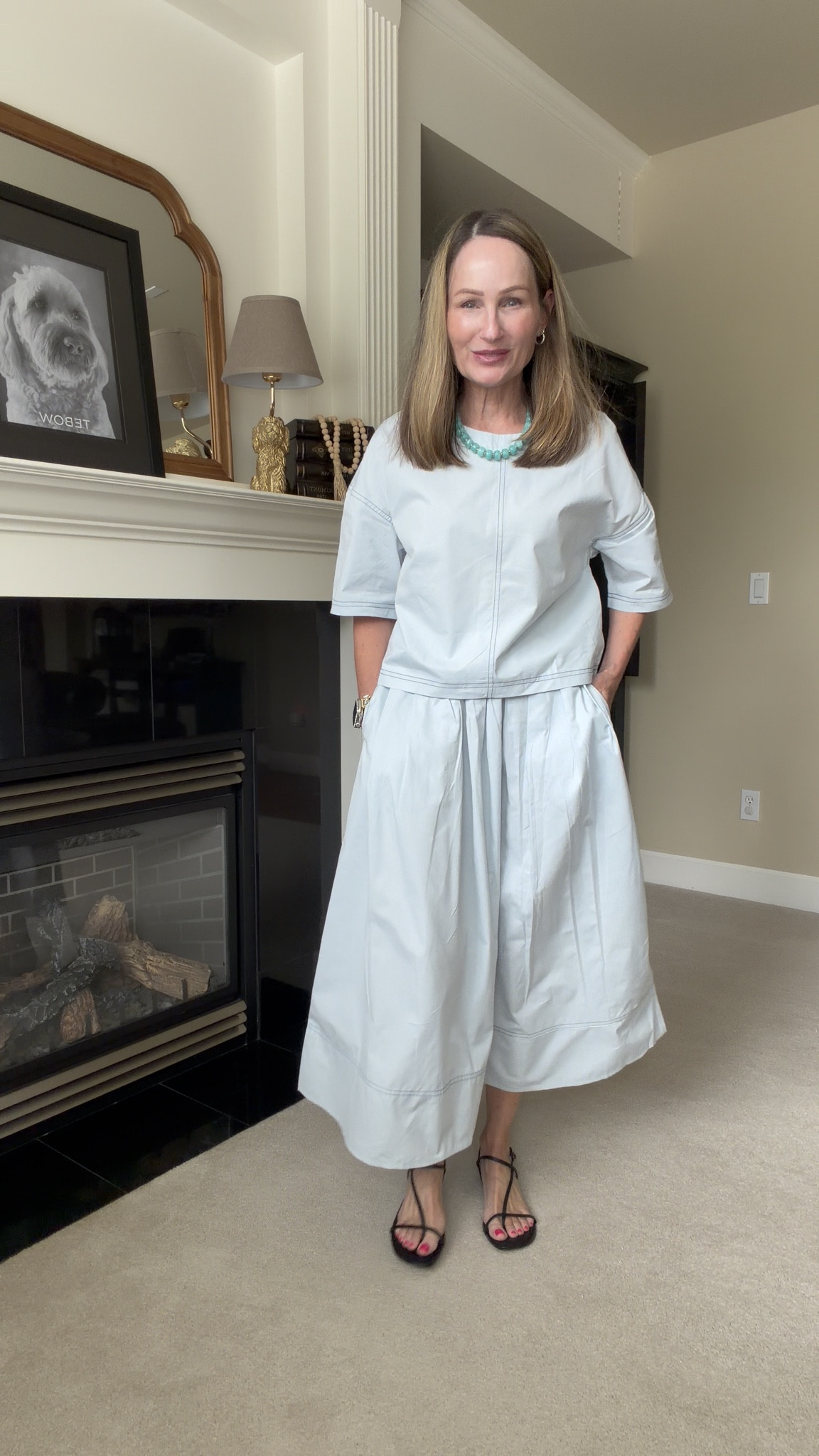 Perfect cotton skirt set for summer 

#LTKootd