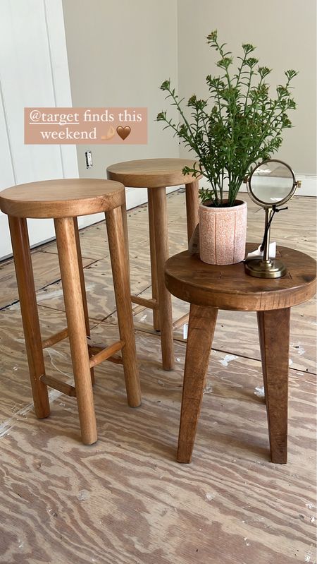 Actually in love w/ these stools. So perfect to style year round in so many spots! 🤎⚡️ 

Neutrals / target finds / basics / home decor / furniture / Holley Gabrielle 

#LTKfindsunder100 #LTKstyletip #LTKhome