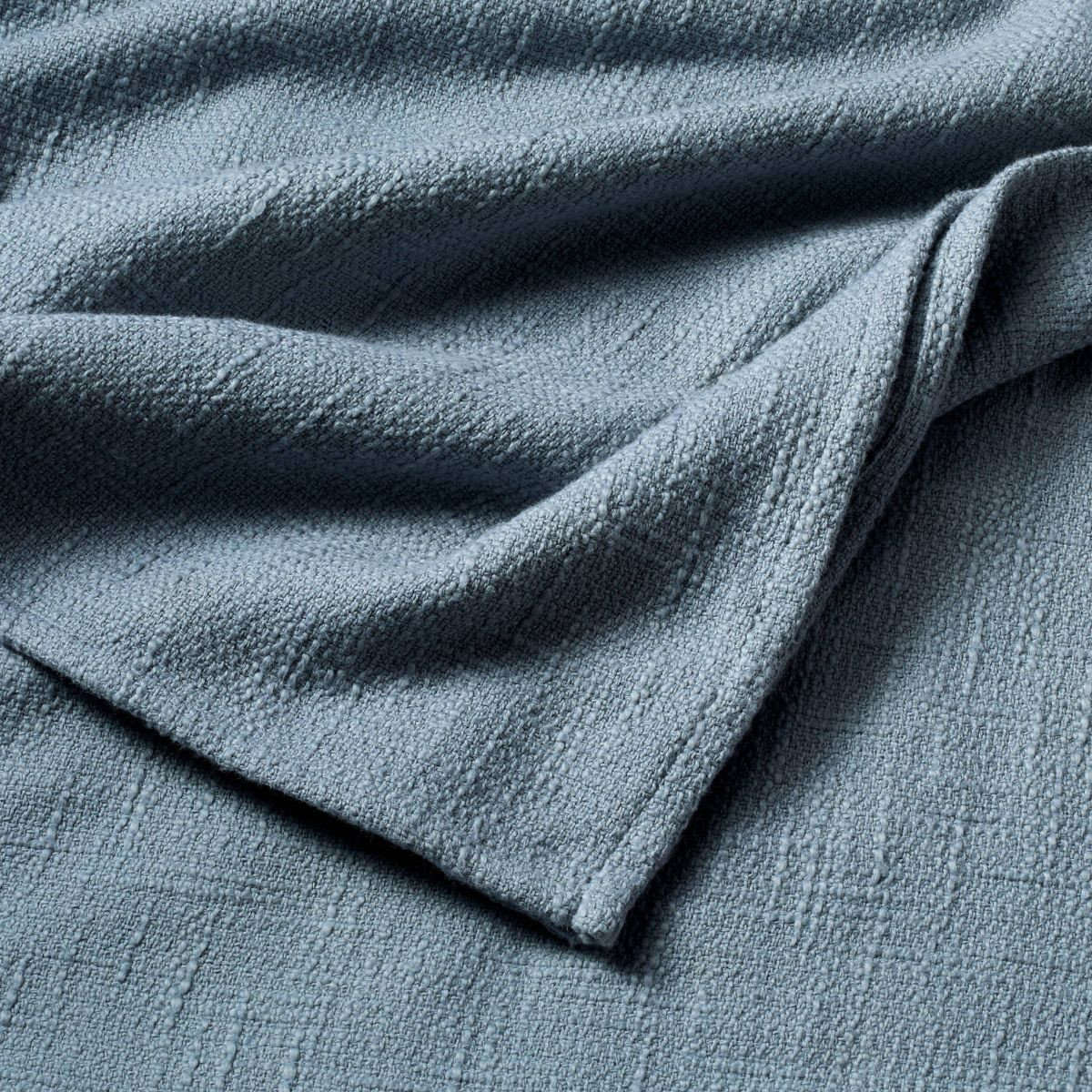 King Cotton Slub Blanket Mineral Blue - Casaluna™ | Target