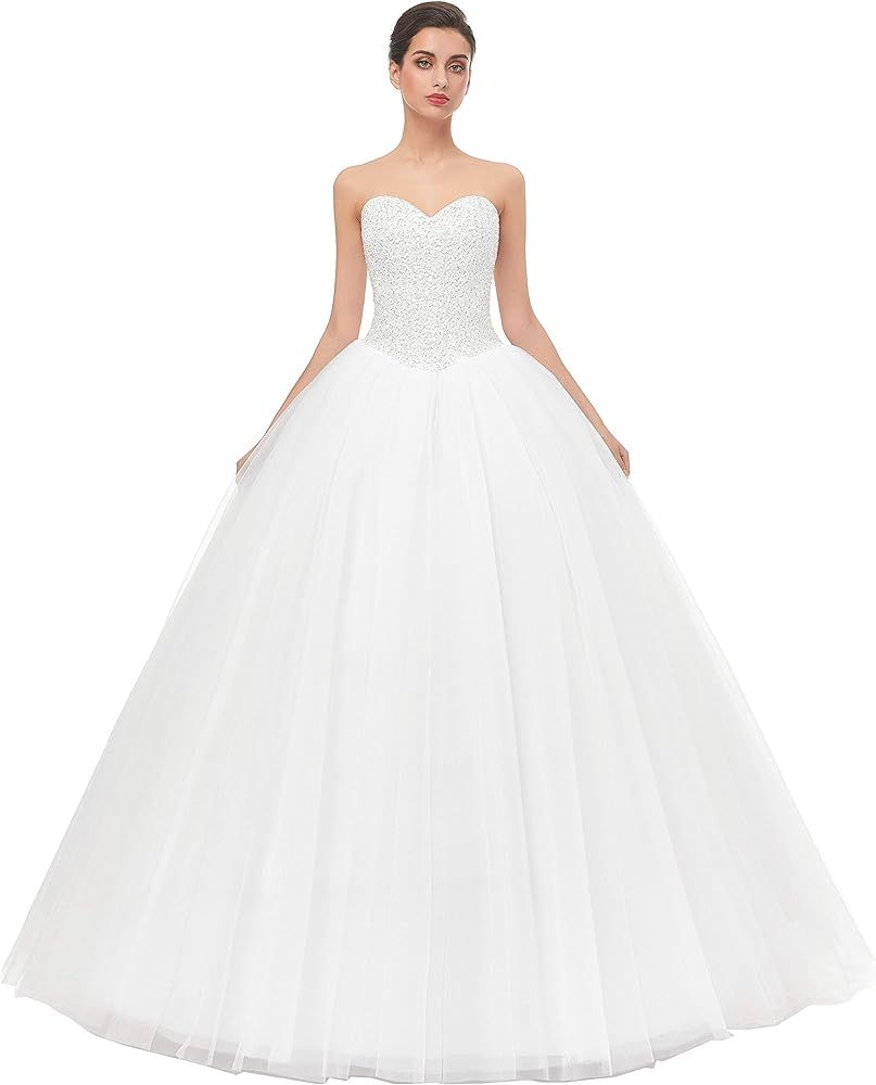 Likedpage Women's Ball Gown Bridal Wedding Dresses | Amazon (US)