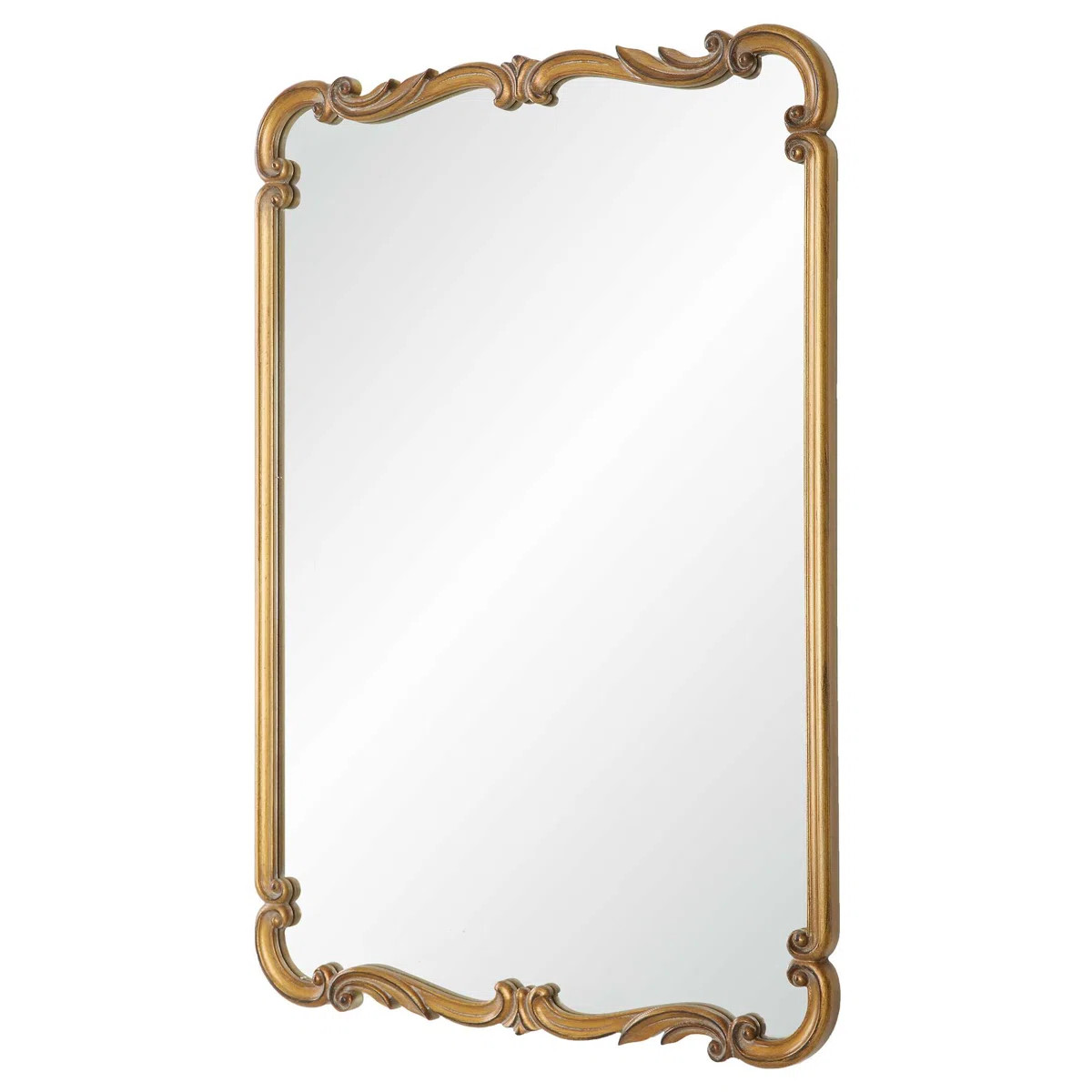 Bartram Engineered Wood Rectangle Wall Mirror | Wayfair North America