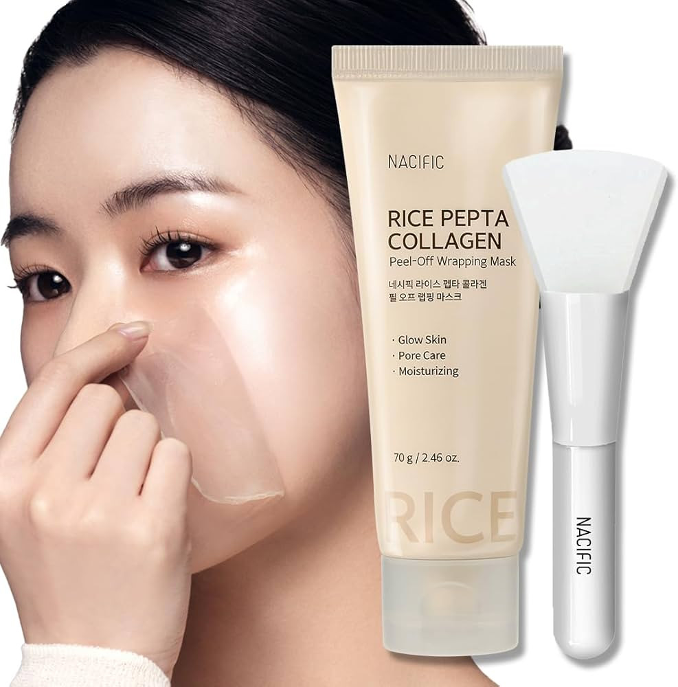 NACIFIC Rice Pepta Collagen Peel-Off Wrapping Mask 2.46oz 70g – Overnight Facial Mask Pack, Hyd... | Amazon (US)