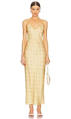 FRAME Cami Dress in Golden Floral from Revolve.com | Revolve Clothing (Global)